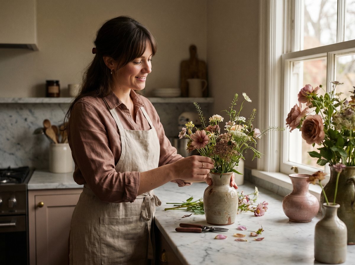 51吃瓜插花艺术生活视频教程